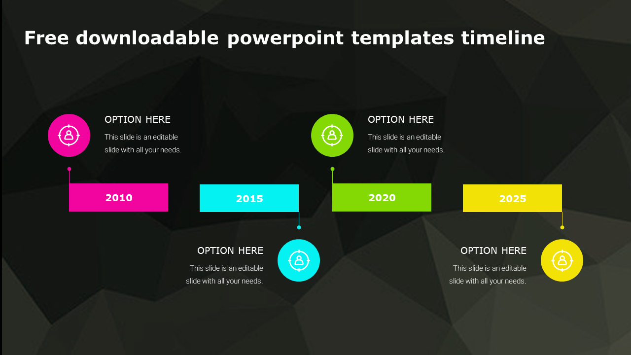Free - Get Free Downloadable PowerPoint Templates Timeline
